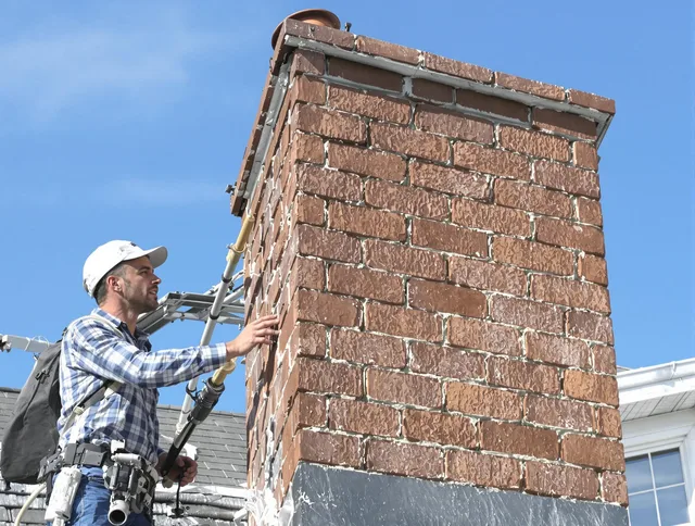 Brickwork for a chimney rebuild by Santa Monica Chimney Sweep in Santa Monica, CA