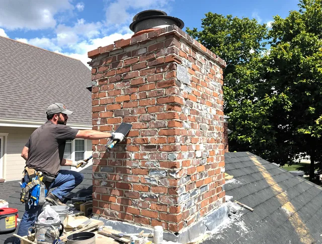 Completed chimney rebuild by Santa Monica Chimney Sweep in Santa Monica, CA