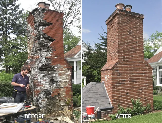 Santa Monica Chimney Sweep performing a full chimney restoration in Santa Monica, CA