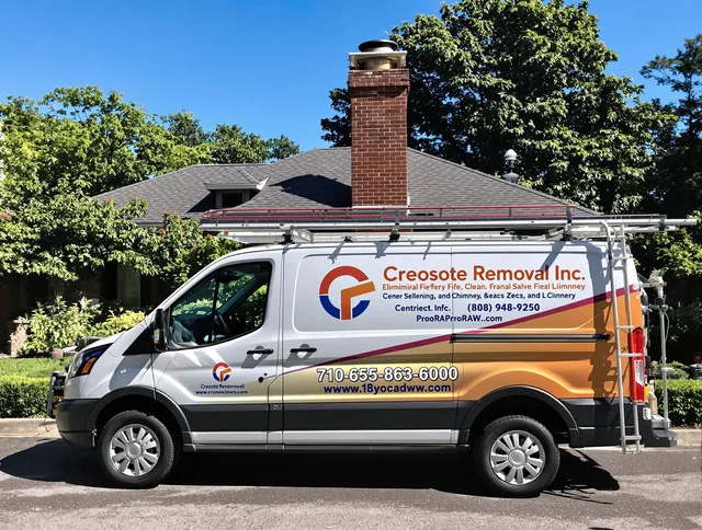 Santa Monica Chimney Sweep technician removing creosote safely in Santa Monica, CA