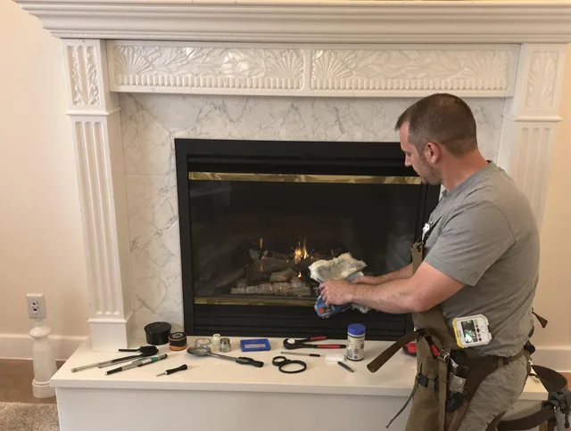 Santa Monica Chimney Sweep performing fireplace maintenance in Santa Monica, CA