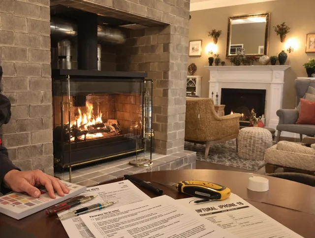 Santa Monica Chimney Sweep verifying fireplace safety measures in Santa Monica, CA